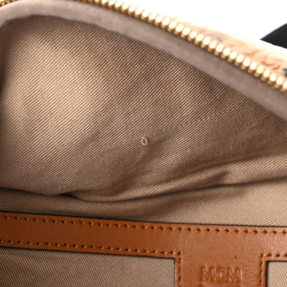 MCM Visetos Medium Fusten Belt Bag Cognac 10 of 10