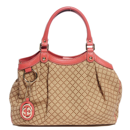 Gucci Diamante Medium Sukey Tote Coral 1 of 9