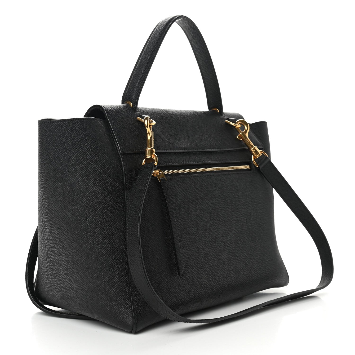 Celine Grained Calfskin Mini Belt Bag Black 3 of 15