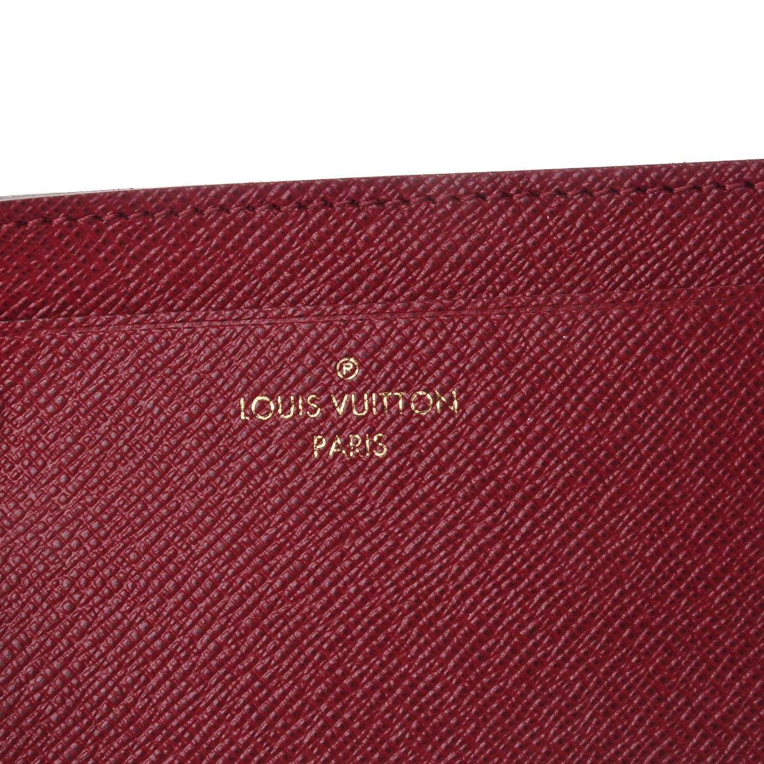 Louis Vuitton Calfskin Jeanne Wallet Insert Fuchsia 6 of 7