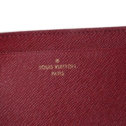 Louis Vuitton Calfskin Jeanne Wallet Insert Fuchsia 6 of 7