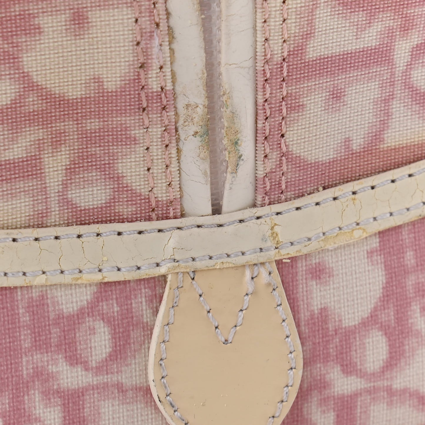 Monogram PVC Bowler Pink