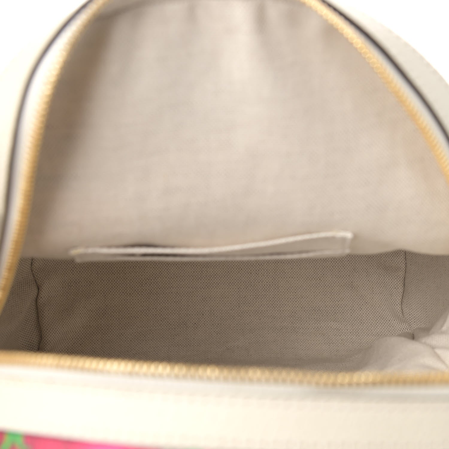 Gucci GG Supreme Monogram Flora Web Small Ophidia Day Backpack White 5 of 10