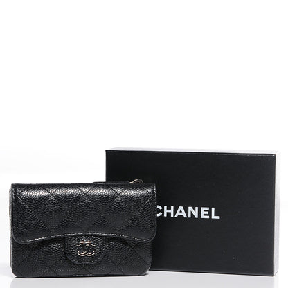 Chanel Caviar Quilted Coin Purse Black 9 of 9