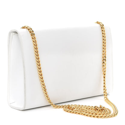Saint Laurent Smooth Calfskin Medium Classic Monogram Kate Tassel Satchel White 3 of 10