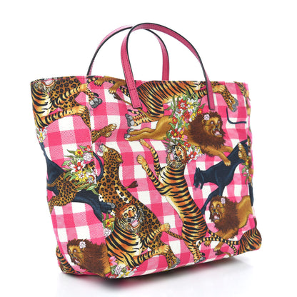 Gucci Canvas Kids Tiger Print Tote Multicolor 3 of 10