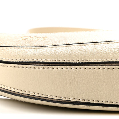 Chloe Grained Calfskin Banana Crossbody Bag Vegetal Beige 8 of 9