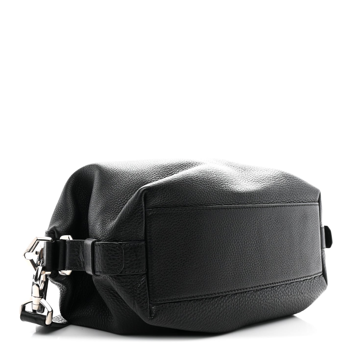 Pebbled Calfskin Small Nightingale Black