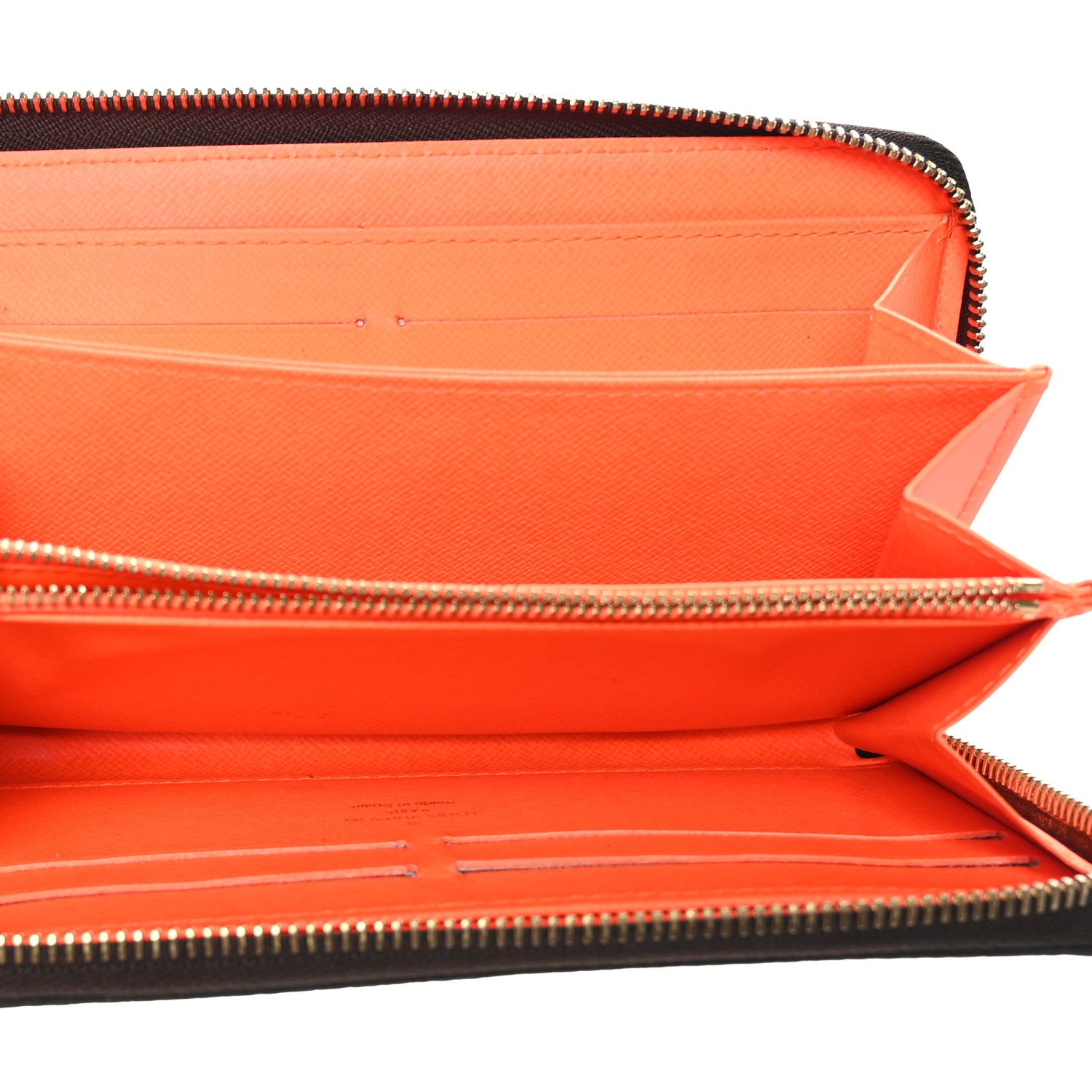 Louis Vuitton Monogram Graffiti Zippy Wallet Orange 7 of 8