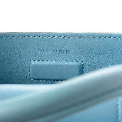 Christian Dior Bullcalf Mini Diorever Flap Sky Blue 7 of 9
