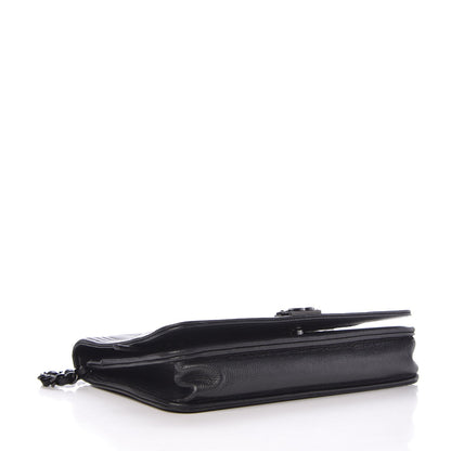 Chanel Caviar Quilted Boy Wallet On Chain WOC So Black 5 of 11
