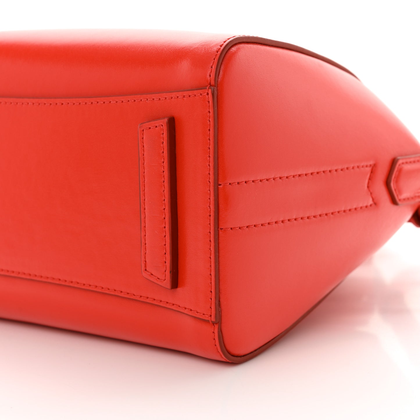 Shiny Lord Calfskin Mini Antigona Red