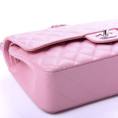 Chanel Caviar Quilted Medium Double Flap Pink 8 of 11