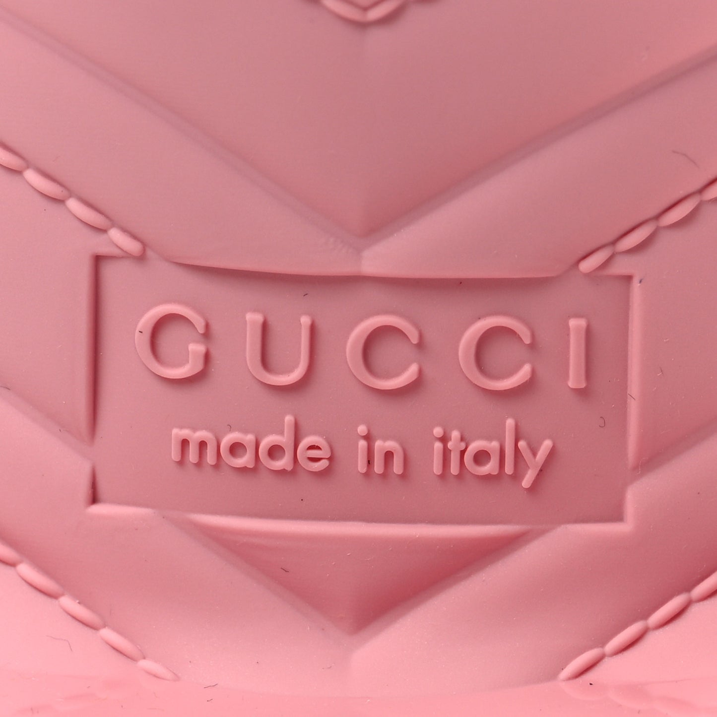 Rubber Gucci Logo Womens Platform 20/60mm Slide Sandals 36 Wild Rose