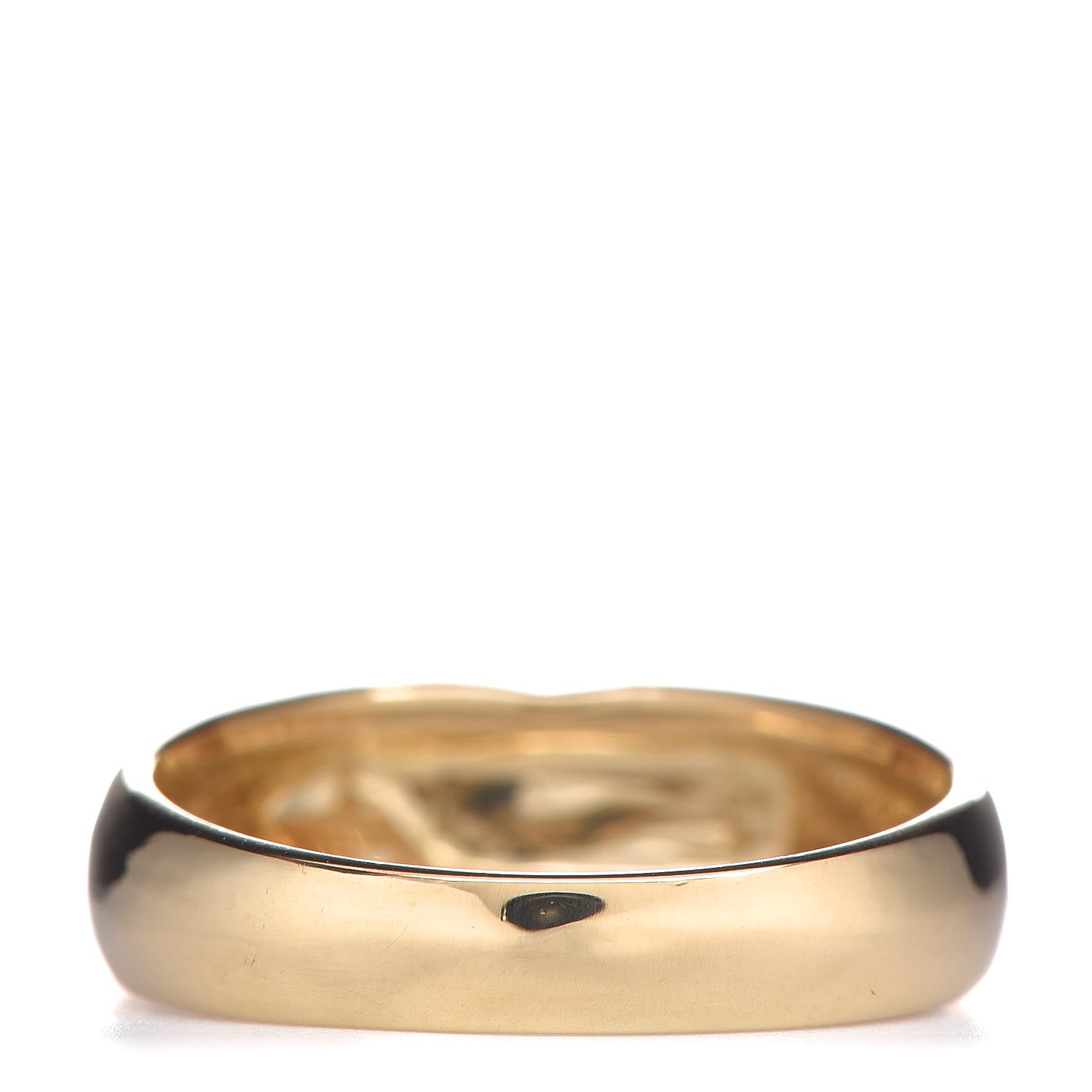 Tiffany 18K Yellow Gold Elsa Peretti Heart Ring 54 6.75 4 of 5