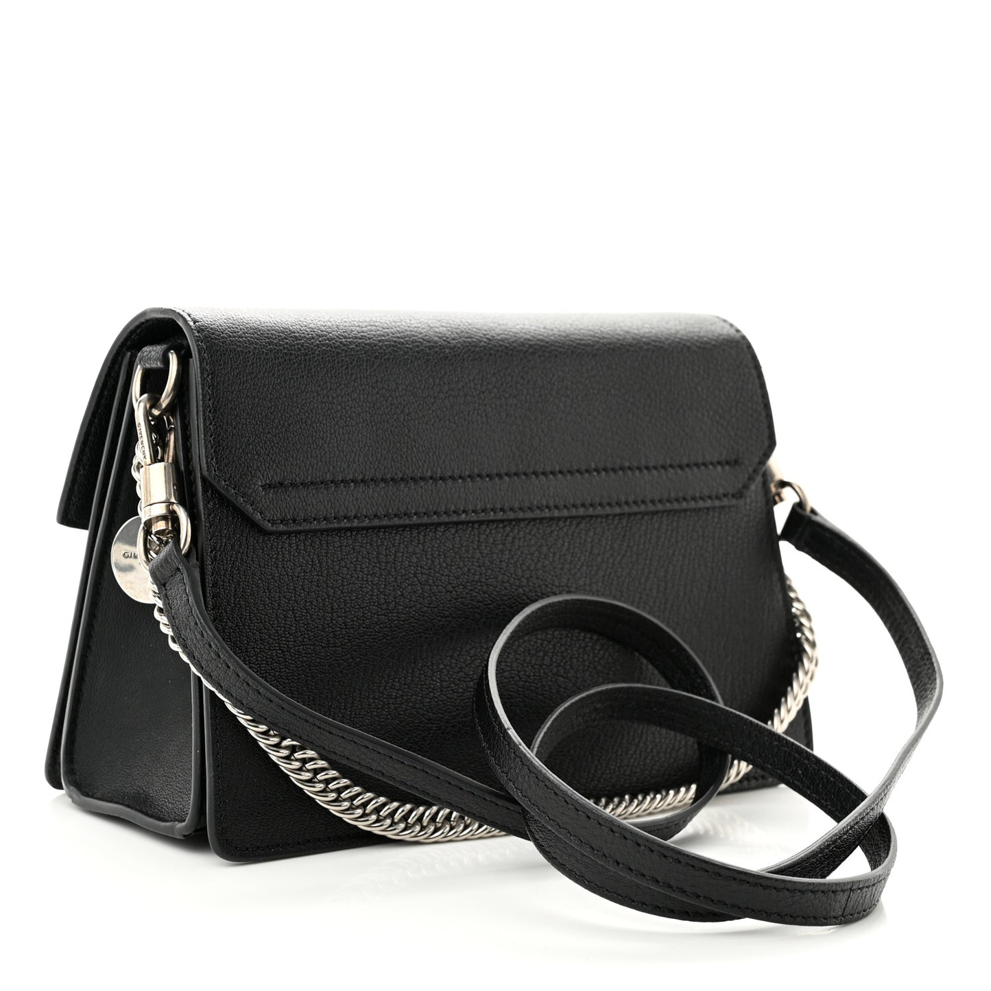 Goatskin Small GV3 Shoulder Bag Black