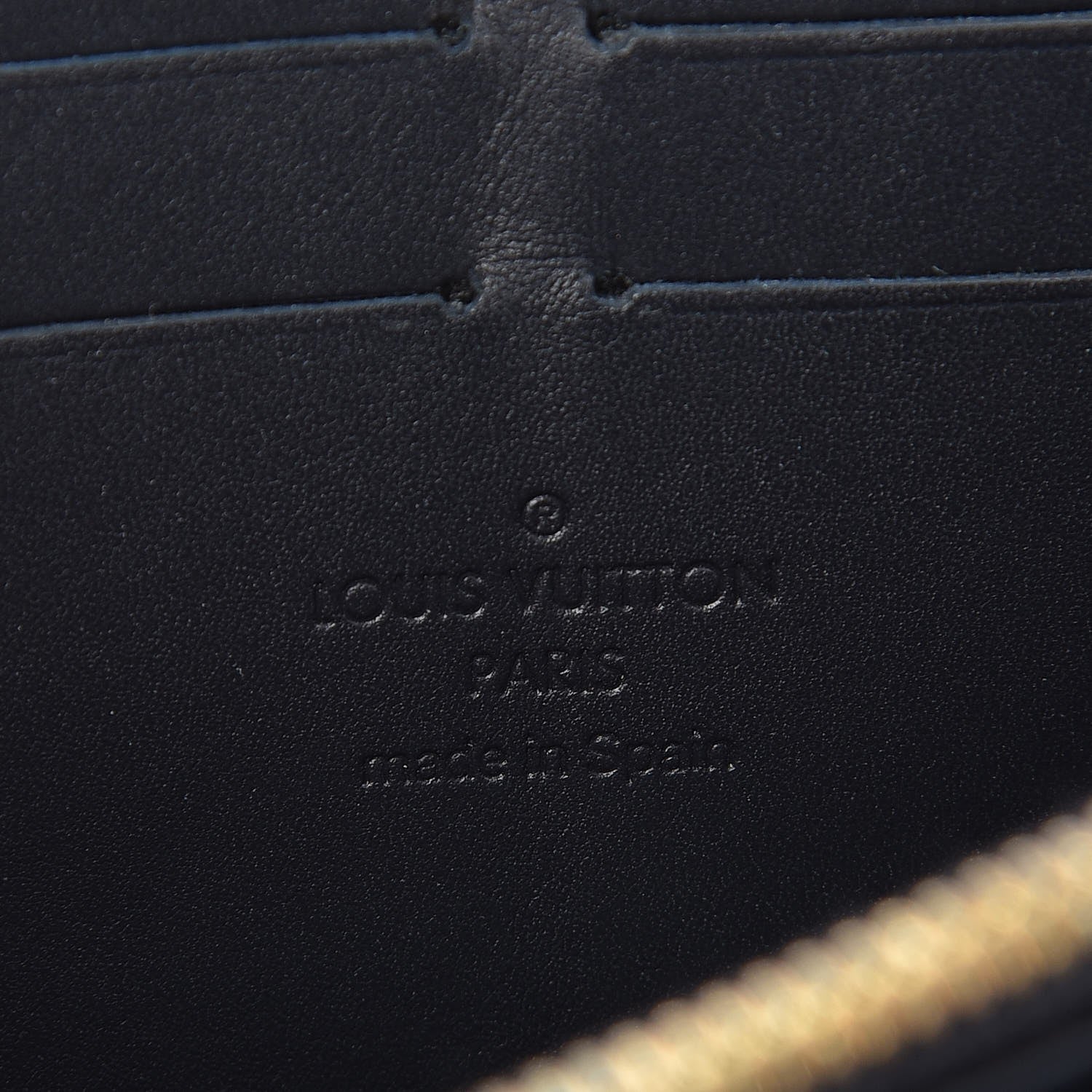 Louis Vuitton Vernis Leopard Zippy Wallet Blue Infini 6 of 7