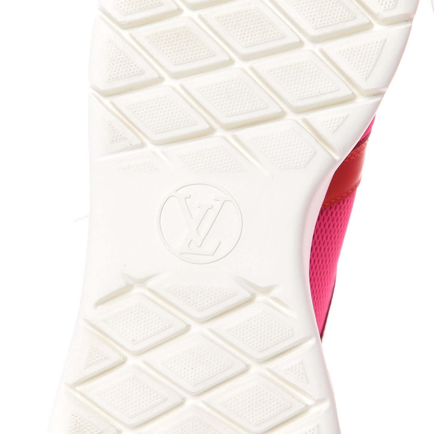 Rubber Technical Fabric Calfskin Aftergame Sneakers 38 Fuchsia