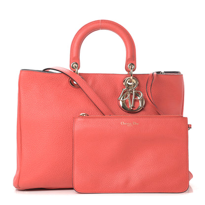 Christian Dior Bullcalf Large Diorissimo Tote True Red 1 of 16