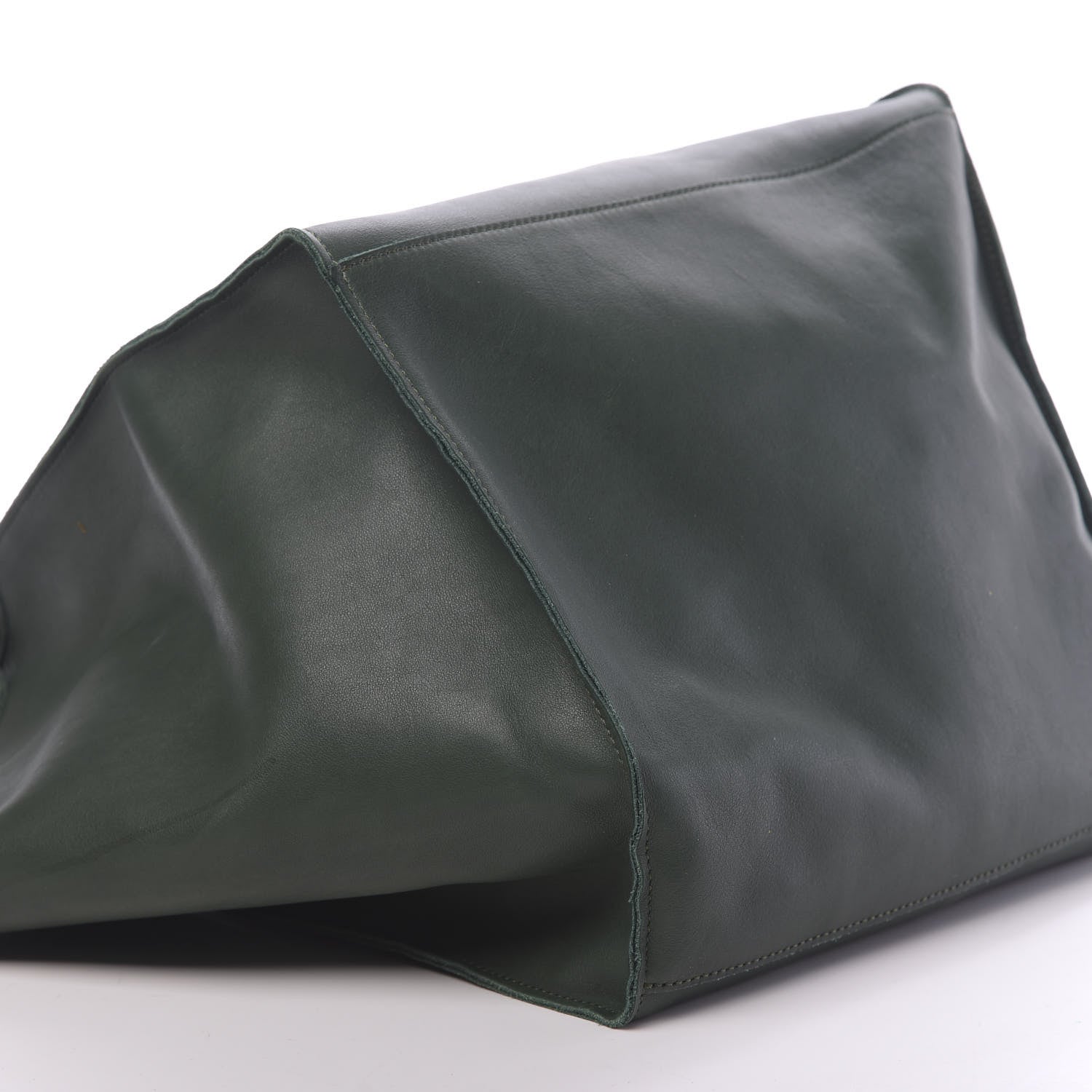 Celine Smooth Calfskin Medium Big Bag Dark Green 9 of 10