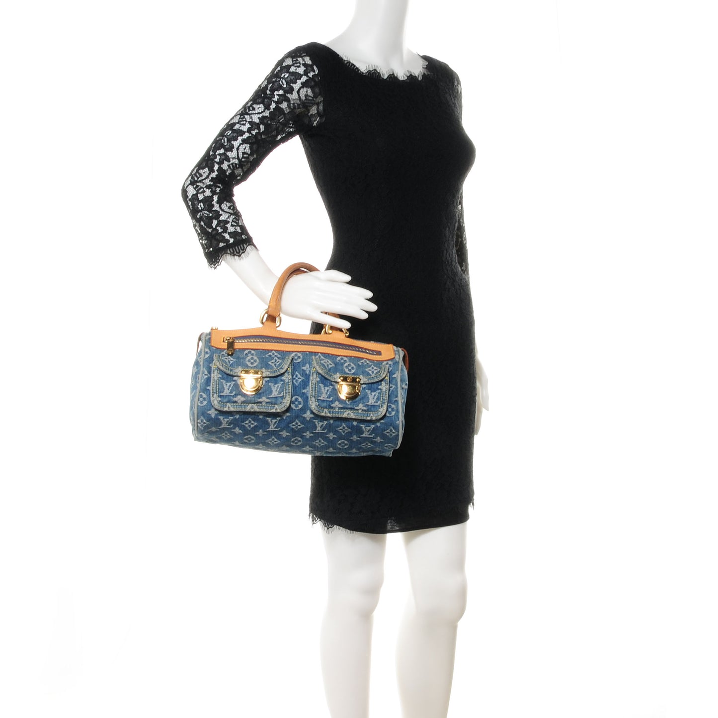 Monogram Denim Neo Speedy Blue