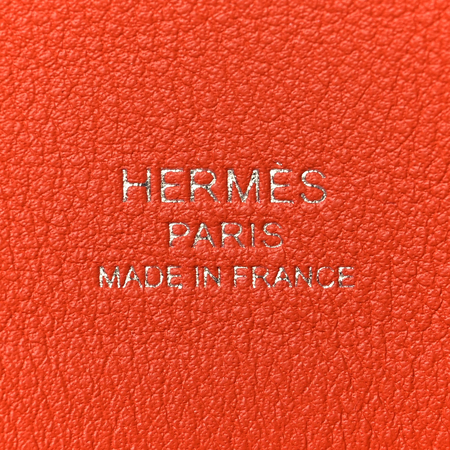 Hermes Milo Lambskin Swift Bi-Color Mini Aline Orange Poppy Terre Battue 6 of 10