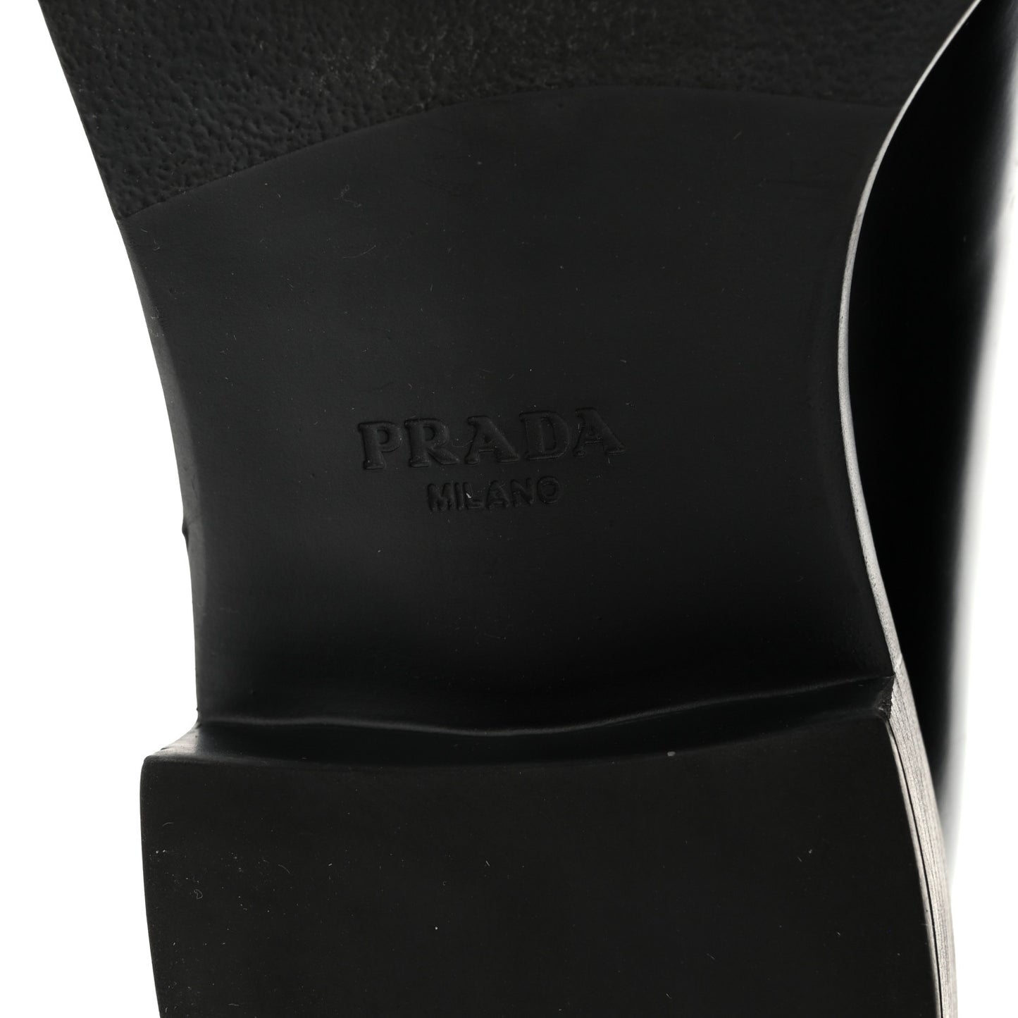 Spazzolato Metal Triangle Logo 50mm Loafers 39 Black