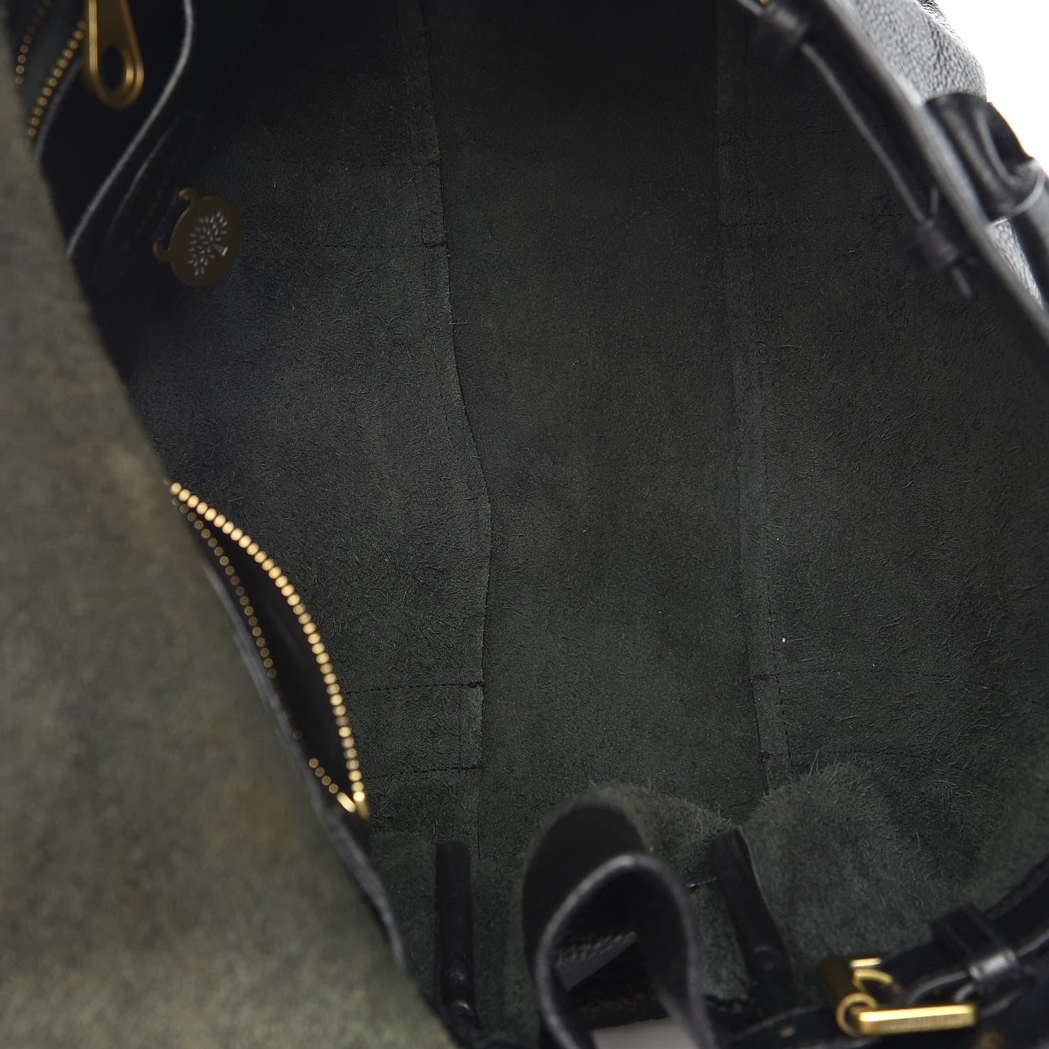 Mulberry Natural Leather Small Bayswater Black 7 of 10