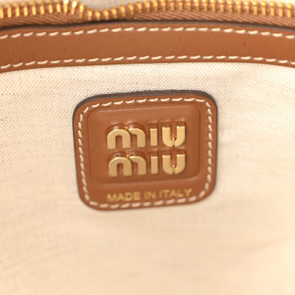 Miu Miu Nappa Ivy Bag Cognac 6 of 9