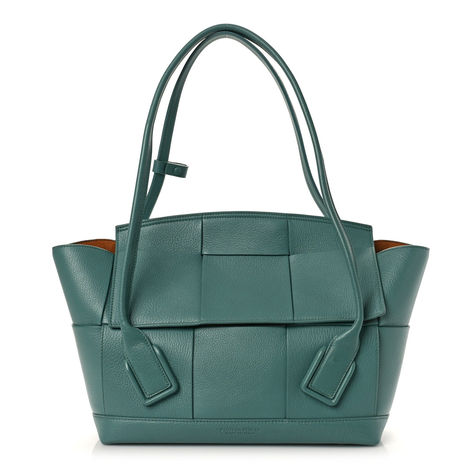 Bottega Veneta Goatskin Maxi Intrecciato Medium Arco Linoleum 1 of 9