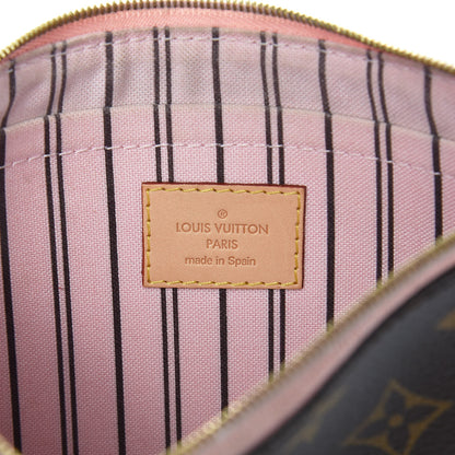 Louis Vuitton Monogram Neverfull MM GM Pochette Rose Ballerine 6 of 13
