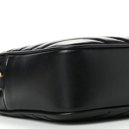 Saint Laurent Calfskin Matelasse Monogram Lou Camera Bag Black 7 of 8