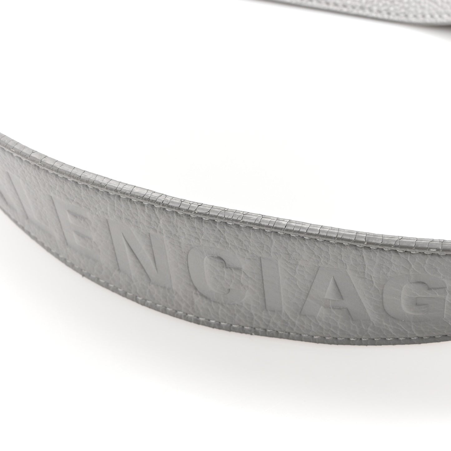 Calfskin Logo Embossed Small Tool 2.0 North-South Tote Balenciaga Grey