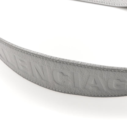 Balenciaga Calfskin Logo Embossed Small Tool 2.0 North-South Tote Balenciaga Grey 14 of 17