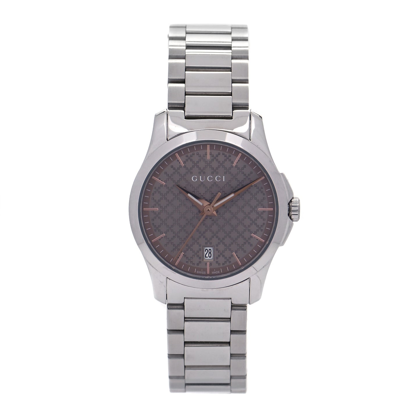 Stainless Steel 27mm G-Timeless Quartz Watch Brown