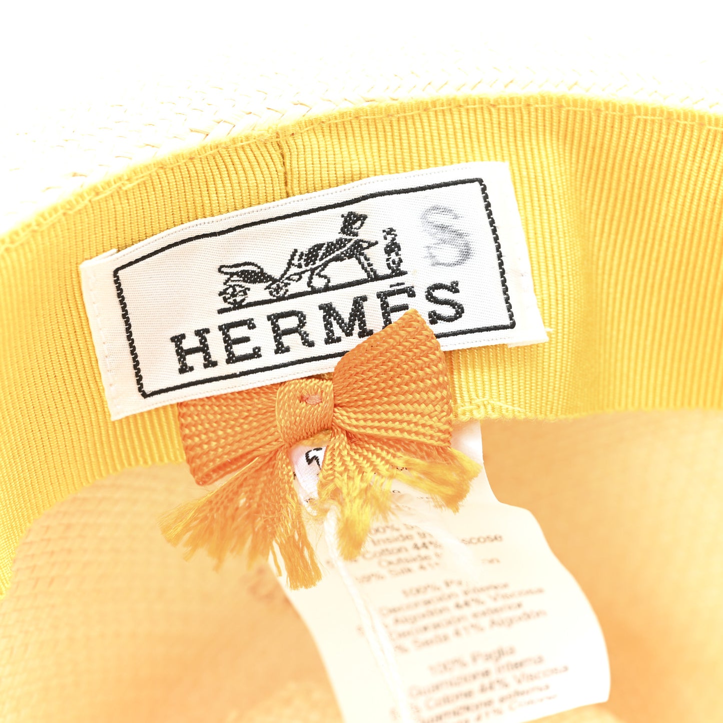Straw Arizona Panama Brisa Hat 57 Naturel Orange