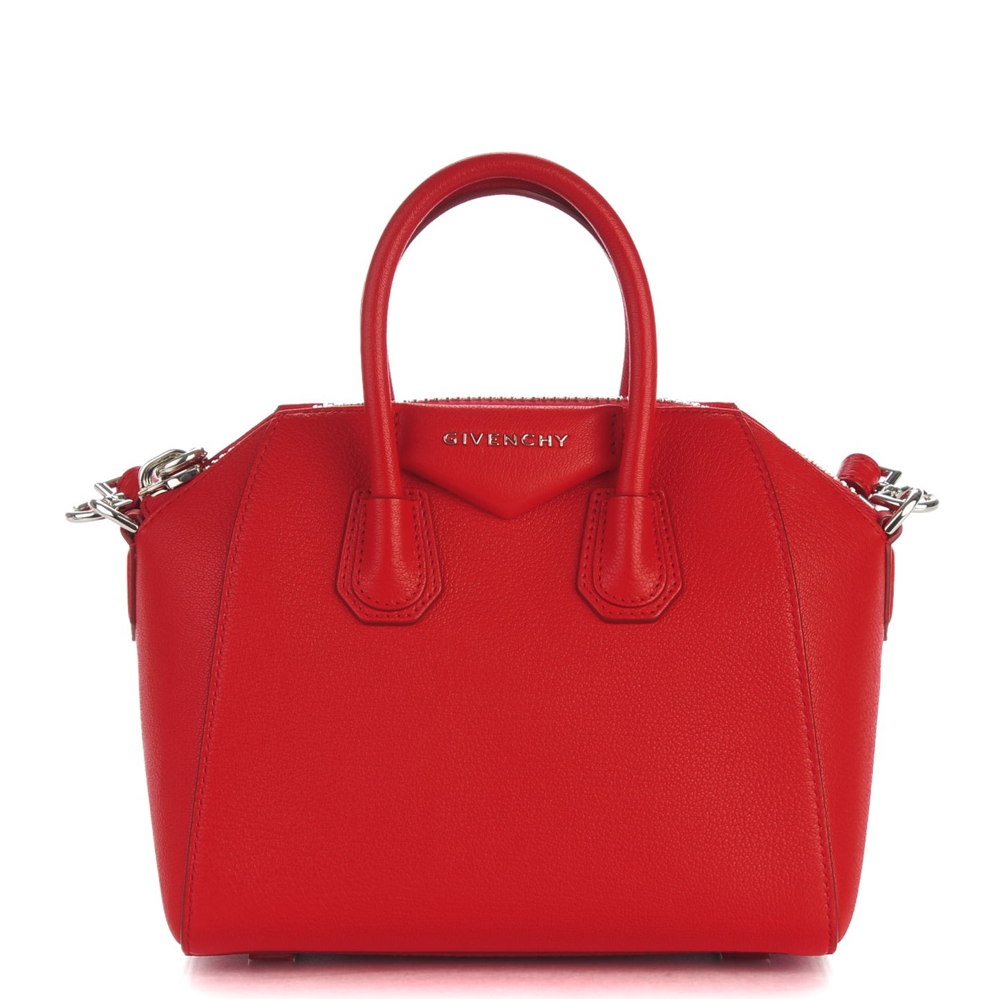 Sugar Goatskin Mini Antigona Red