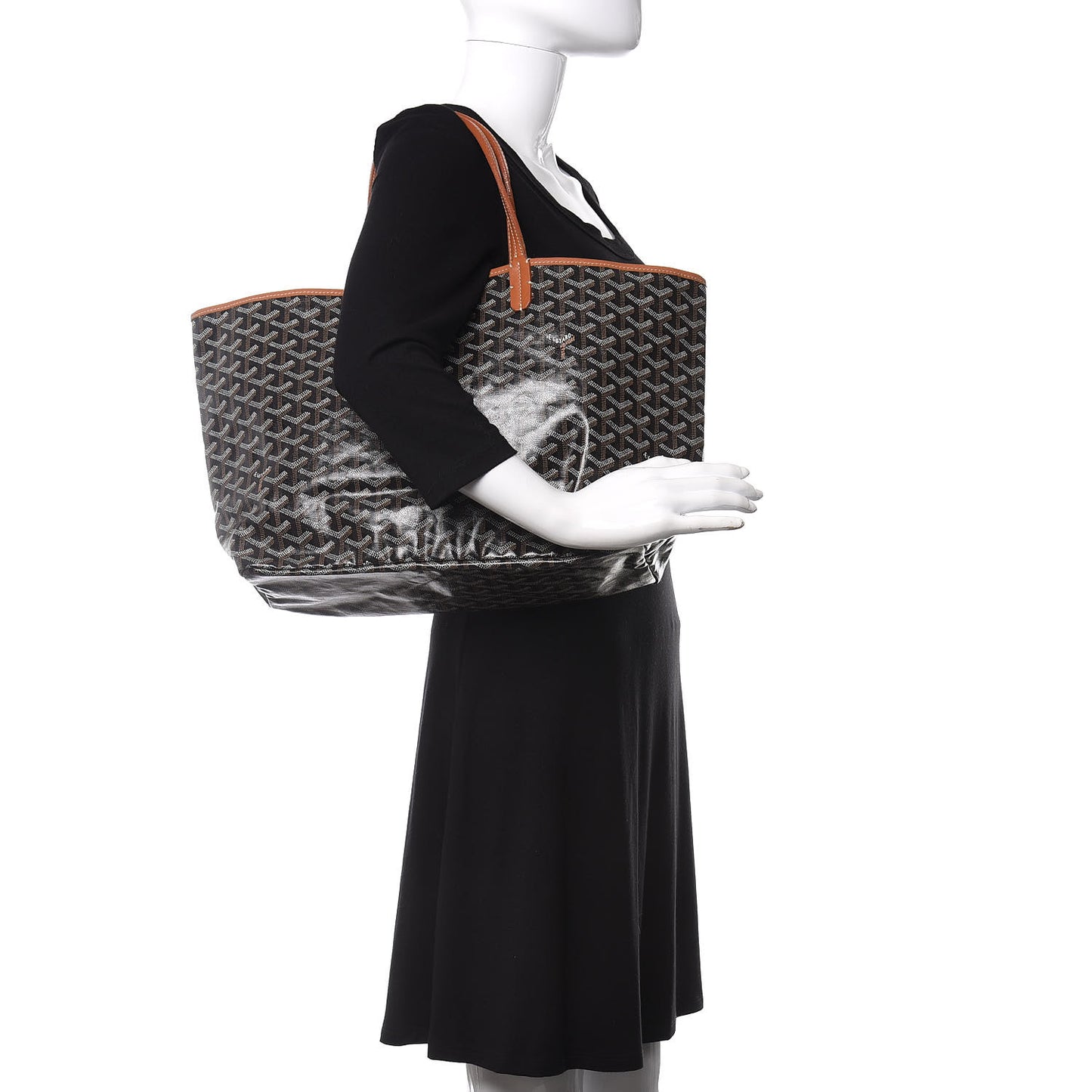 Goyardine Saint Louis PM Black Gold