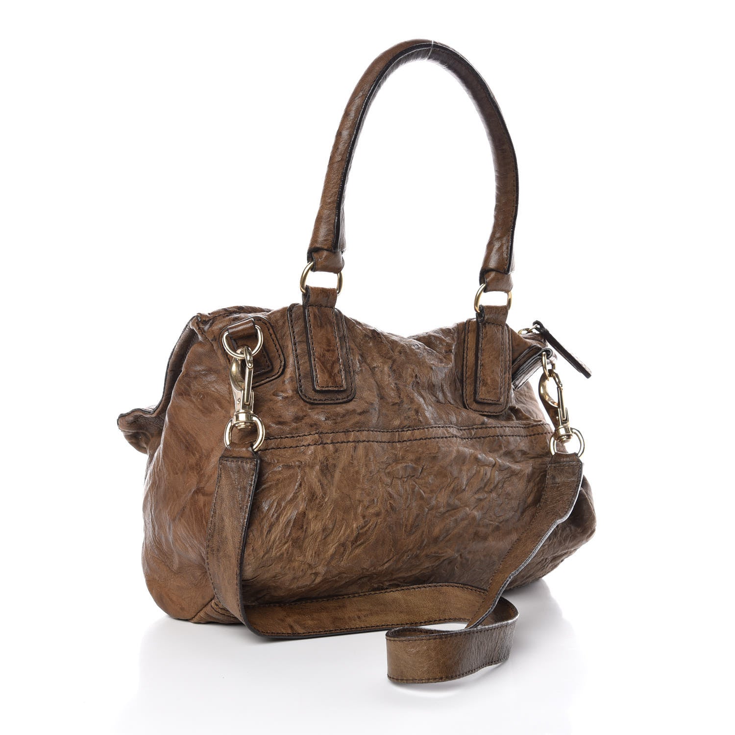 Givenchy Tumbled Sheepskin Medium Pandora Charcoal 4 of 10