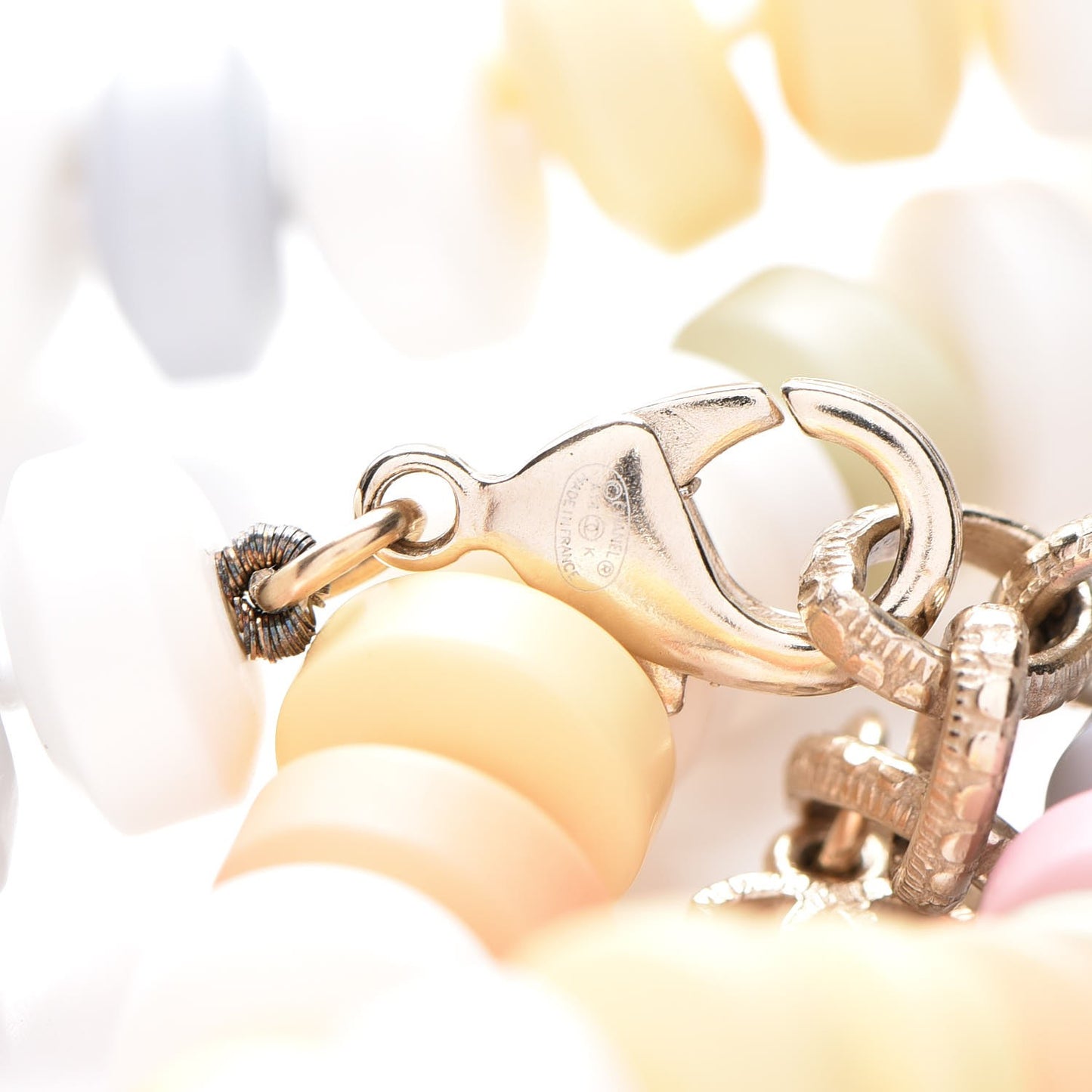 Candy CC Double Strand Necklace Multicolor