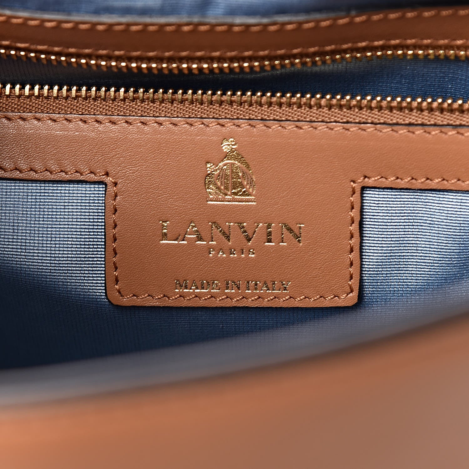 Lanvin Calfskin Small Jiji Top Handle Camel 6 of 11