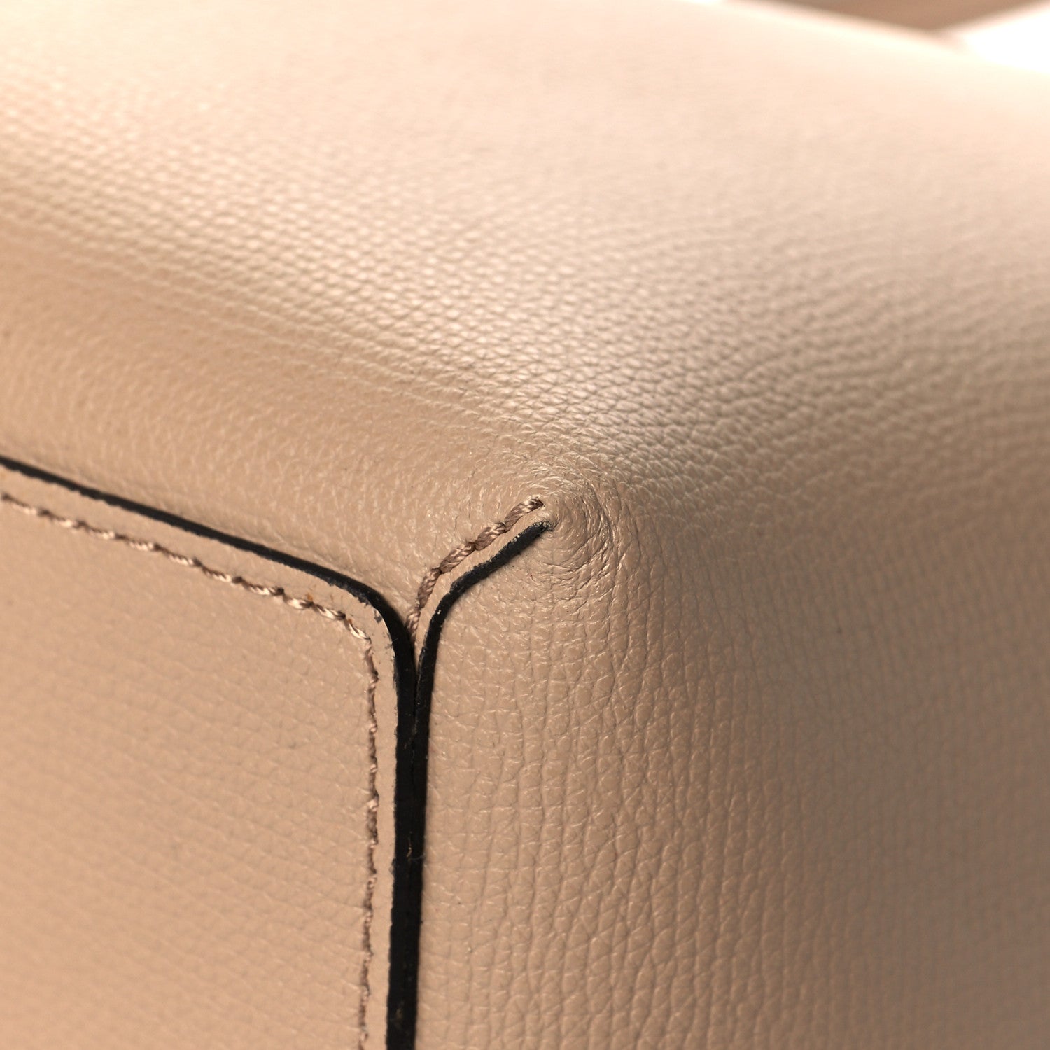 Burberry Grainy Calfskin Haymarket Check Small Reversible Tote Mid Camel 18 of 21