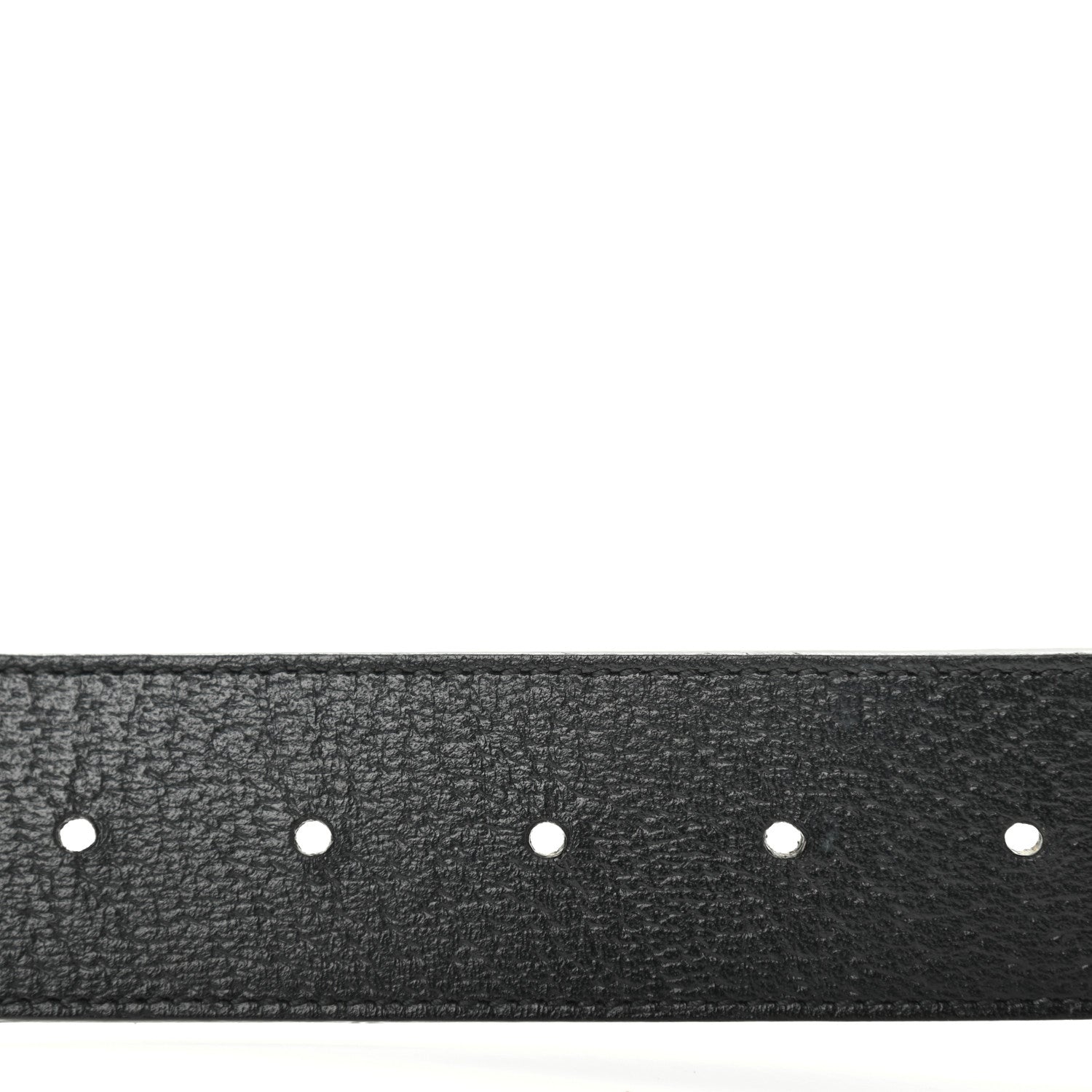 Gucci Textured Calfskin Double G 40mm Belt 80 32 Black 5 of 8