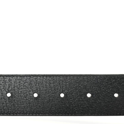 Gucci Textured Calfskin Double G 40mm Belt 80 32 Black 5 of 8