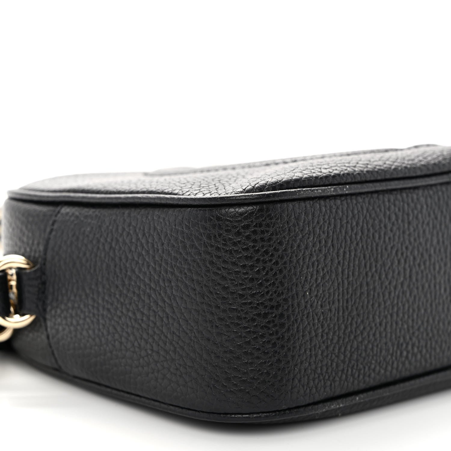 Gucci Pebbled Calfskin Small Soho Disco Bag Black 9 of 10