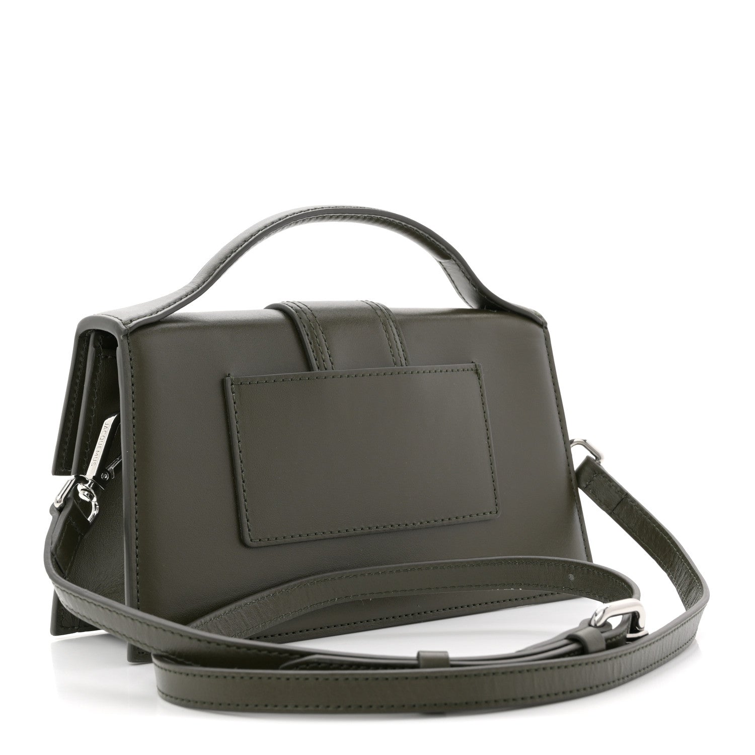 Jacquemus Smooth Calfskin Le Grand Bambino Dark Khaki 3 of 10