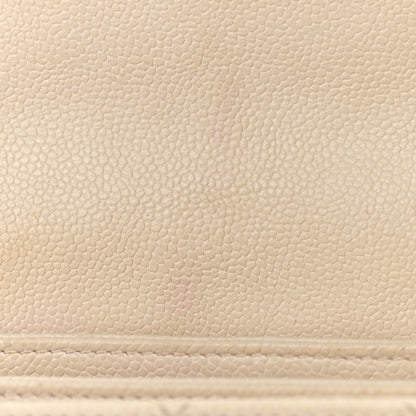 Chanel Caviar Quilted Medium Simply CC Flap White 10 of 22