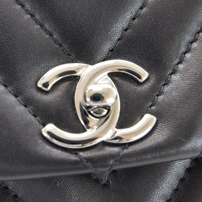 Chanel Lambskin Large Chevron Flap Black 8 of 12