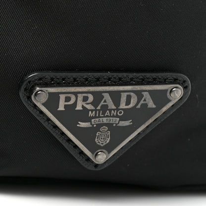 Prada Nylon New Vela Monochrome Studded Backpack Black 13 of 13