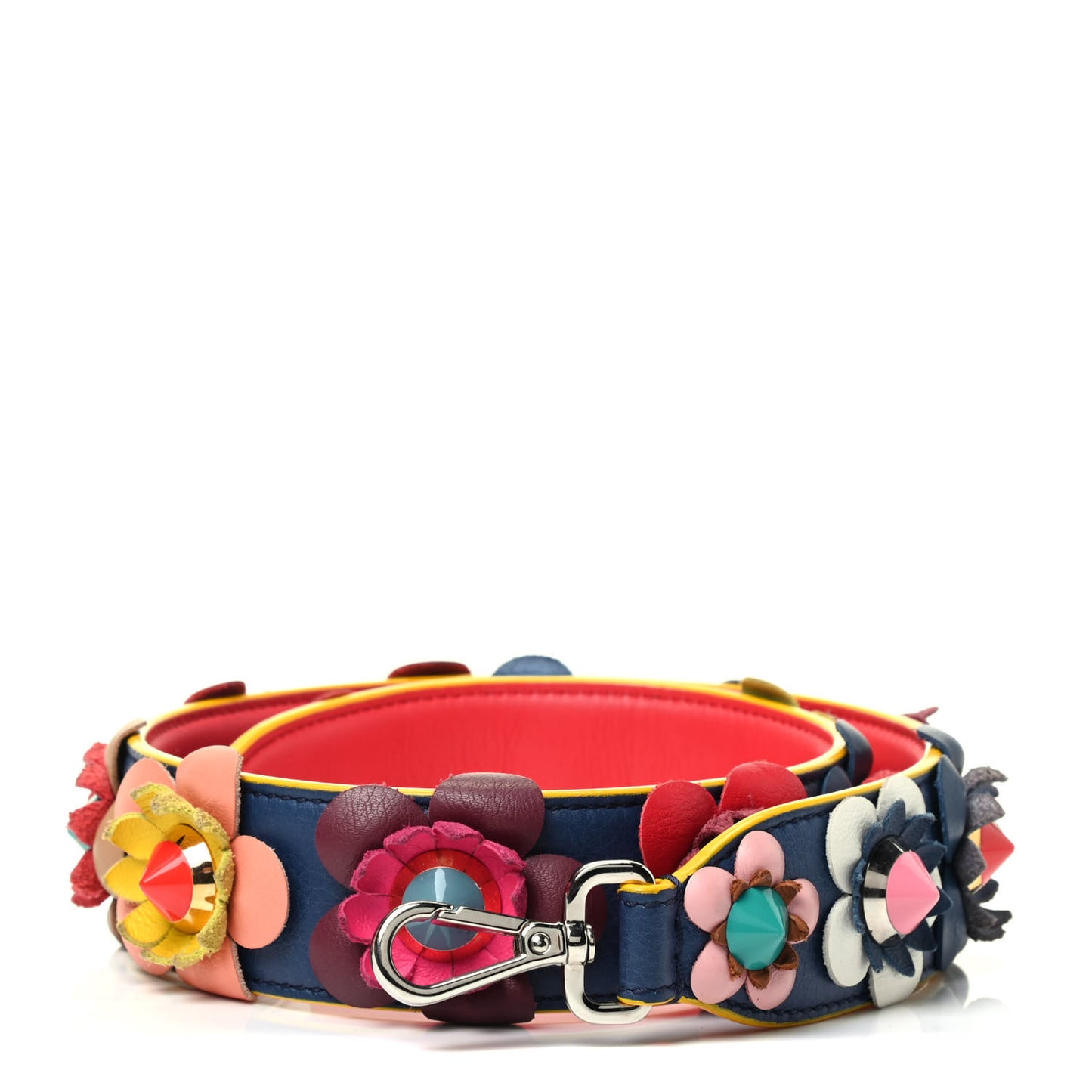 Vitello Dolce Flowerland Studded Strap You Blue Corallo Multicolor
